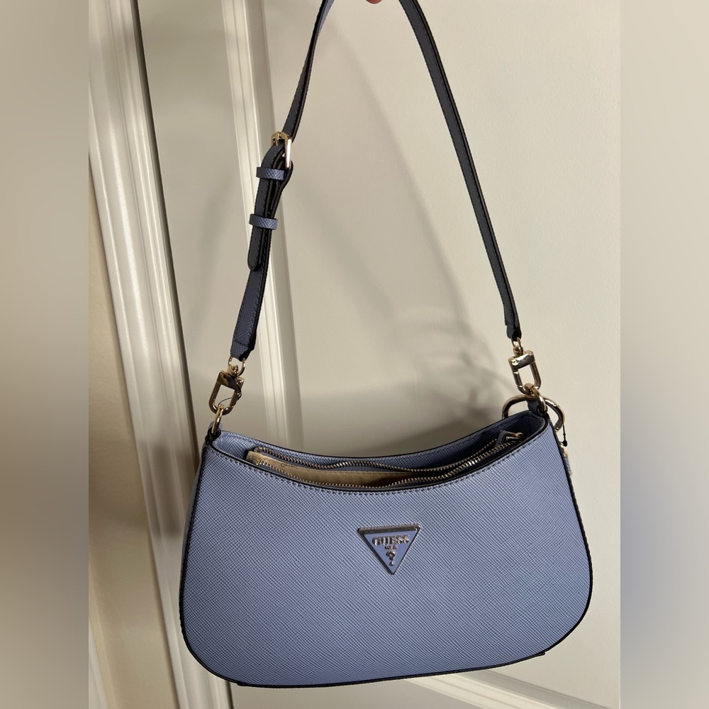 Guess Noelle Shoulder Bag Wisteria - Picture 2 of 11
